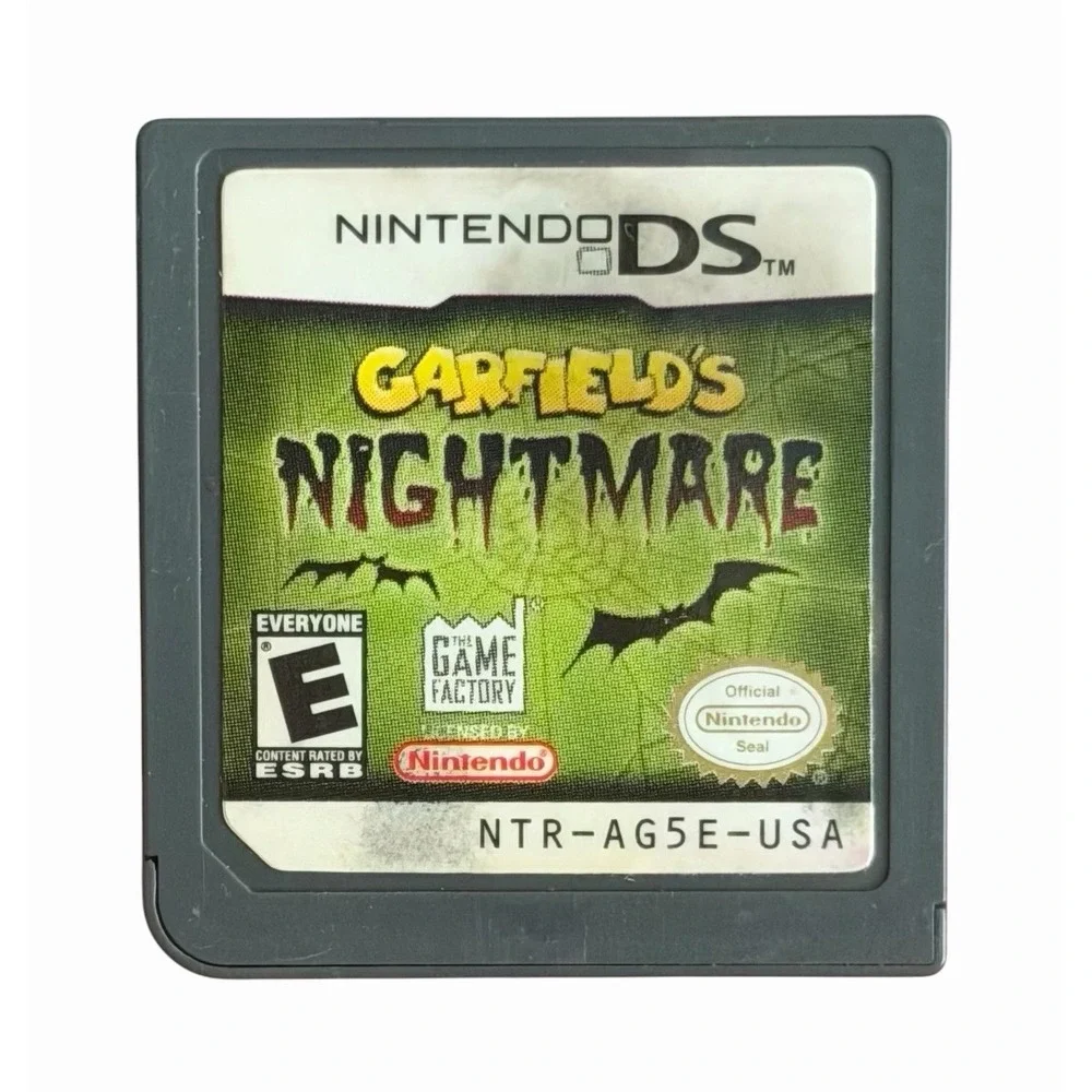 Garfield's Nightmare (Nintendo DS, 2007) Game Cart Only Tested